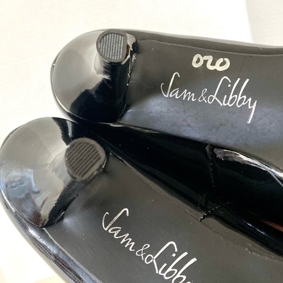 NWOT — Sam & Libby SLORRAZIO Black Retro Pumps Size 10 — Y2K - Picture 9 of 14